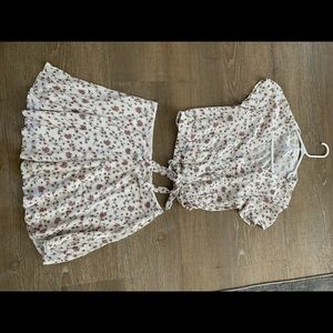 Floral two piece set